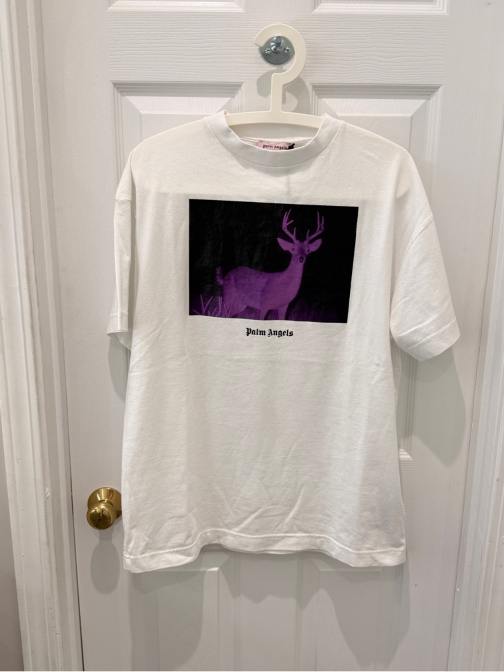 palm angels men night vision deer t-shirt